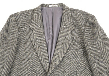 Papas Charles Renton Wool Herringbone Tweed Jacket Size L48