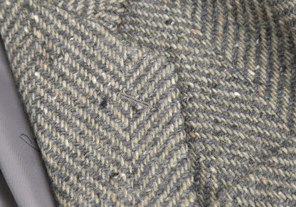 Papas Charles Renton Wool Herringbone Tweed Jacket Size L48