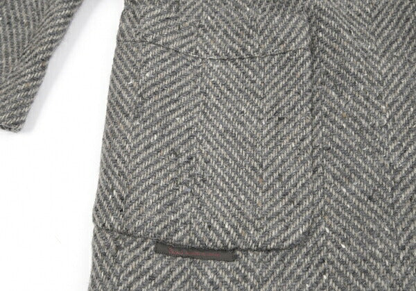 Papas Charles Renton Wool Herringbone Tweed Jacket Size L48