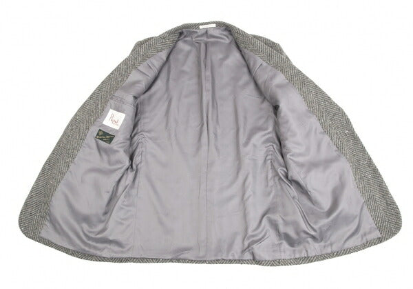Papas Charles Renton Wool Herringbone Tweed Jacket Size L48
