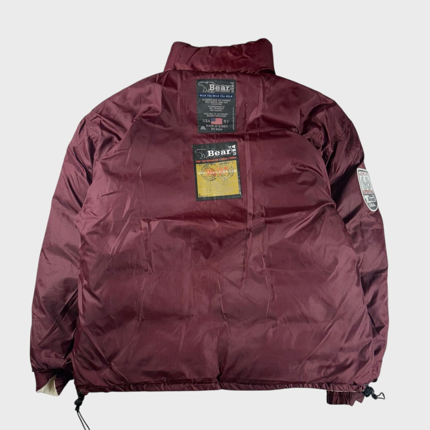 Baar 90s Down Jacket White Size 2XL