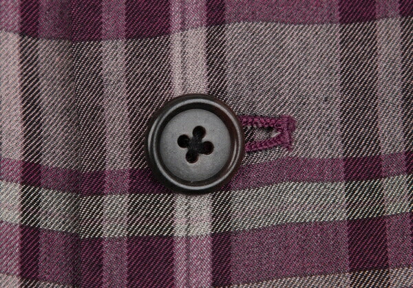 Y's for men Check Reversible Jacket Purple Size M