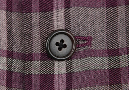Y's for men Check Reversible Jacket Purple Size M