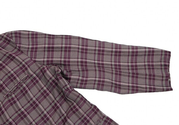Y's for men Check Reversible Jacket Purple Size M