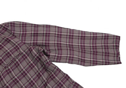 Y's for men Check Reversible Jacket Purple Size M