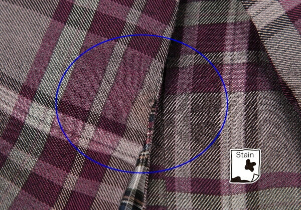 Y's for men Check Reversible Jacket Purple Size M