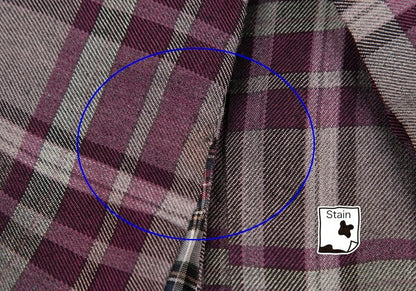 Y's for men Check Reversible Jacket Purple Size M