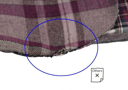Y's for men Check Reversible Jacket Purple Size M