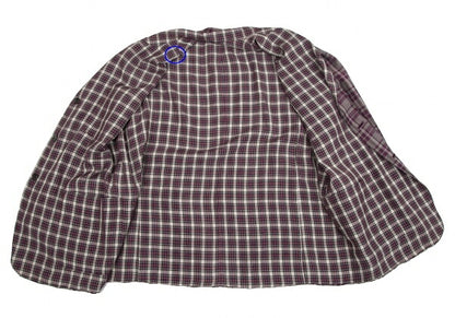 Y's for men Check Reversible Jacket Purple Size M