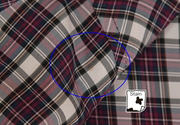 Y's for men Check Reversible Jacket Purple Size M