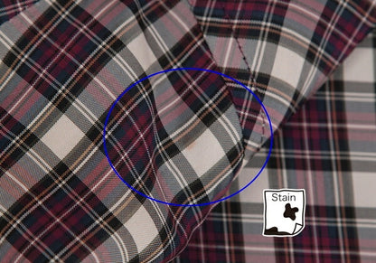Y's for men Check Reversible Jacket Purple Size M