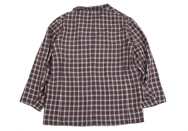 Y's for men Check Reversible Jacket Purple Size M