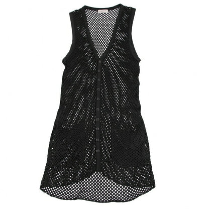 Yohji Yamamoto PH Fishnet Knit Vest Black Size M