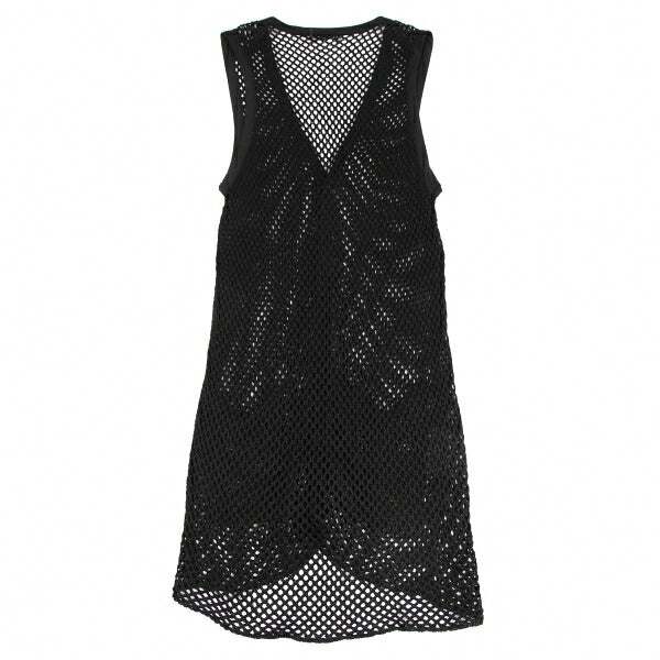 Yohji Yamamoto PH Fishnet Knit Vest Black Size M