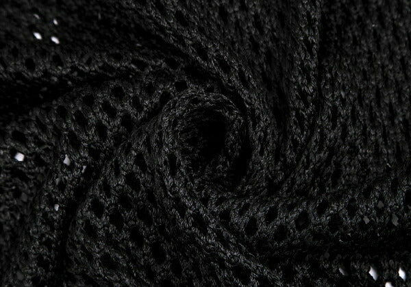 Yohji Yamamoto PH Fishnet Knit Vest Black Size M