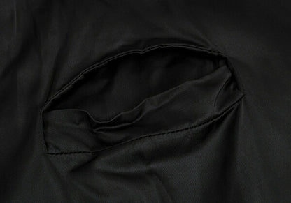 Yohji Yamamoto POUR HOMME Cupro Coat Black Size M