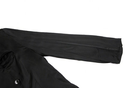 Yohji Yamamoto POUR HOMME Cupro Coat Black Size M