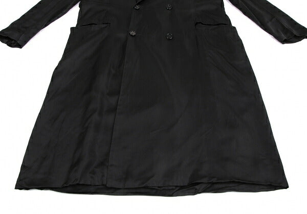 Yohji Yamamoto POUR HOMME Cupro Coat Black Size M