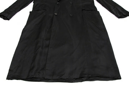 Yohji Yamamoto POUR HOMME Cupro Coat Black Size M