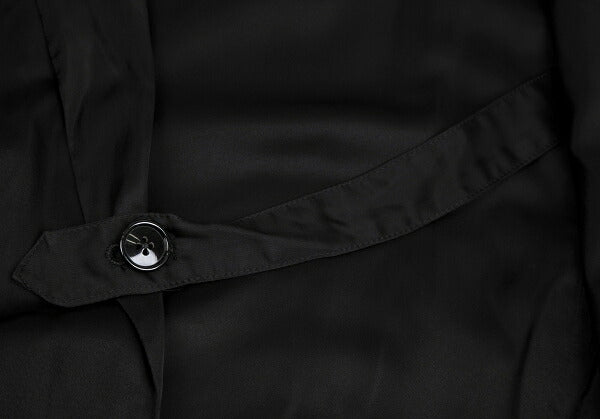 Yohji Yamamoto POUR HOMME Cupro Coat Black Size M
