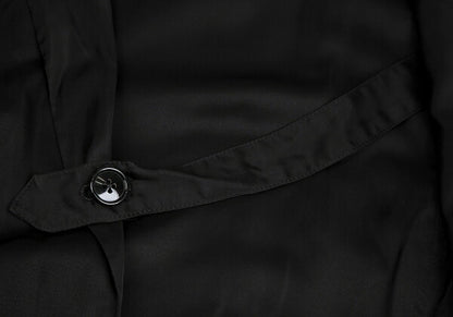 Yohji Yamamoto POUR HOMME Cupro Coat Black Size M