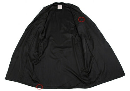 Yohji Yamamoto POUR HOMME Cupro Coat Black Size M