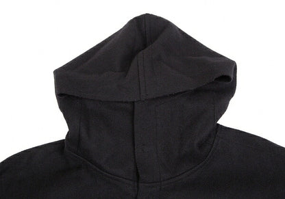 Yohji Yamamoto POUR HOMME Wool Felt Hooded Coat Black Size M