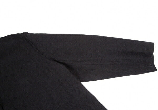 Yohji Yamamoto POUR HOMME Wool Felt Hooded Coat Black Size M