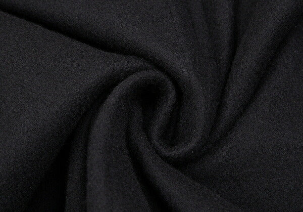 Yohji Yamamoto POUR HOMME Wool Felt Hooded Coat Black Size M