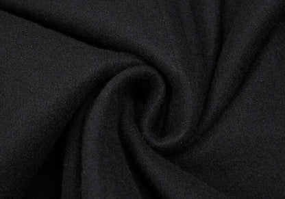 Yohji Yamamoto POUR HOMME Wool Felt Hooded Coat Black Size M