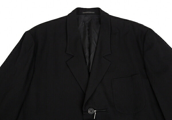 Yohji Yamamoto POUR HOMME 01SS Wool Jacket Black Size 2