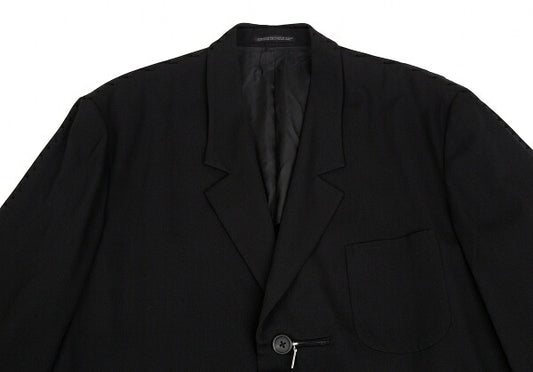 Yohji Yamamoto POUR HOMME 01SS Wool Jacket Black Size 2