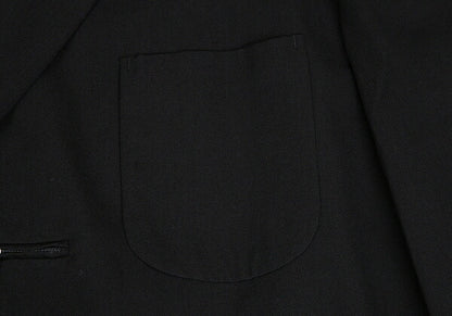 Yohji Yamamoto POUR HOMME 01SS Wool Jacket Black Size 2
