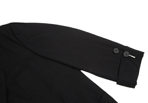Yohji Yamamoto POUR HOMME 01SS Wool Jacket Black Size 2