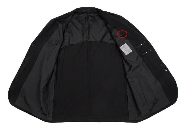 Yohji Yamamoto POUR HOMME 01SS Wool Jacket Black Size 2