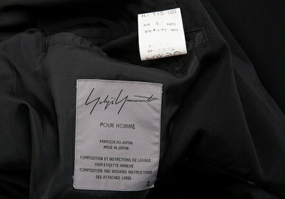 Yohji Yamamoto POUR HOMME 01SS Wool Jacket Black Size 2