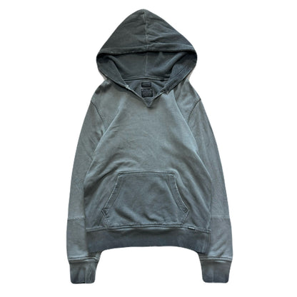 Diesel 00s Gray Fade Design Hoodie Size M