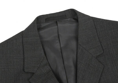 Y's for men Wool Poly 3B Single Jacket Charcoal Gray Size S