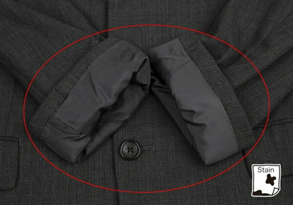 Y's for men Wool Poly 3B Single Jacket Charcoal Gray Size S