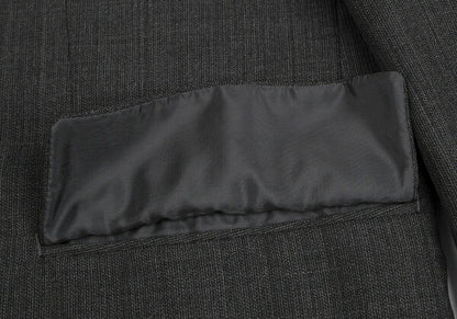 Y's for men Wool Poly 3B Single Jacket Charcoal Gray Size S