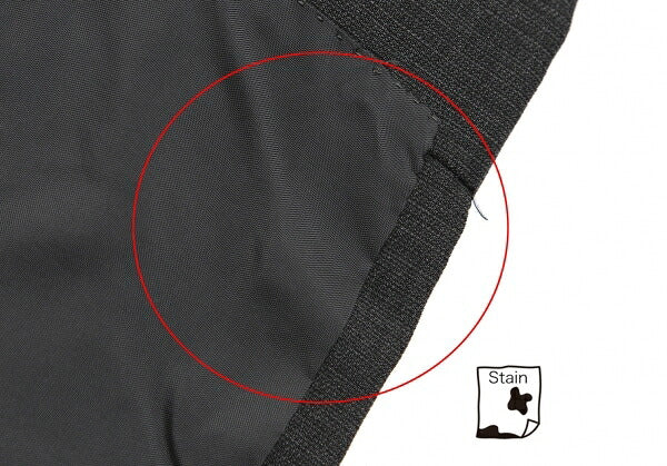 Y's for men Wool Poly 3B Single Jacket Charcoal Gray Size S