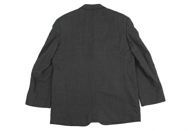 Y's for men Wool Poly 3B Single Jacket Charcoal Gray Size S