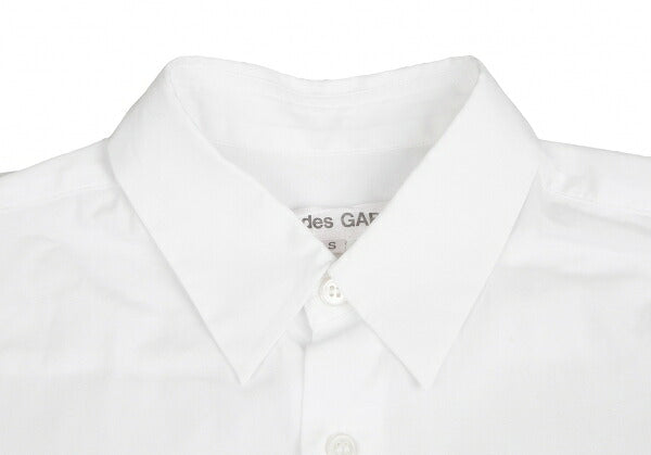 COMME des GARCONS Panel Sleeve Cotton White Gray Shirt Size S