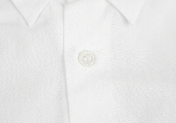 COMME des GARCONS Panel Sleeve Cotton White Gray Shirt Size S