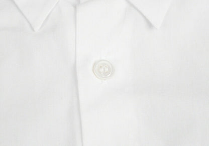 COMME des GARCONS Panel Sleeve Cotton White Gray Shirt Size S