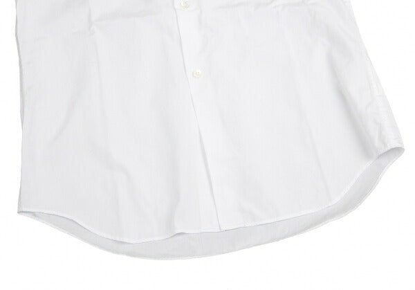 COMME des GARCONS Panel Sleeve Cotton White Gray Shirt Size S