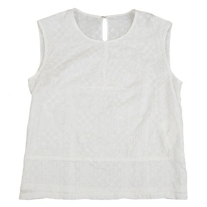 tricot COMME des GARCONS Paneled Lace Tank Top White Size M