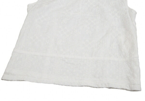 tricot COMME des GARCONS Paneled Lace Tank Top White Size M
