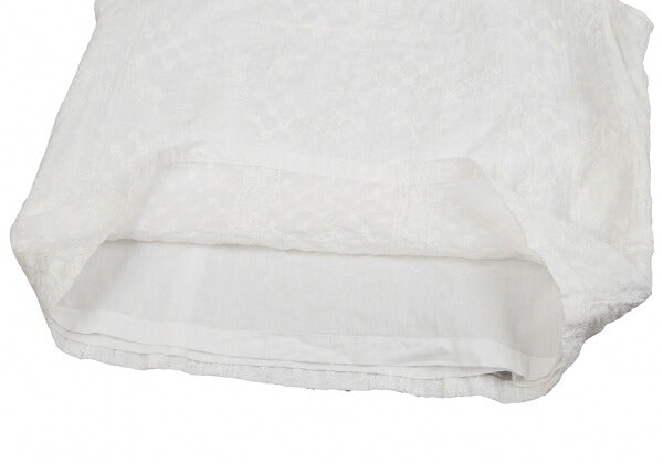 tricot COMME des GARCONS Paneled Lace Tank Top White Size M