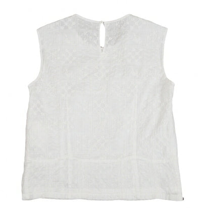 tricot COMME des GARCONS Paneled Lace Tank Top White Size M